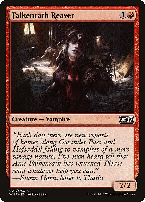 Falkenrath Reaver, carta Magic di tipo Creature — Vampire illustrata da Daarken