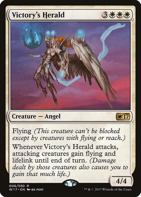Victory's Herald, carta Magic di tipo Creature — Angel illustrata da rk post