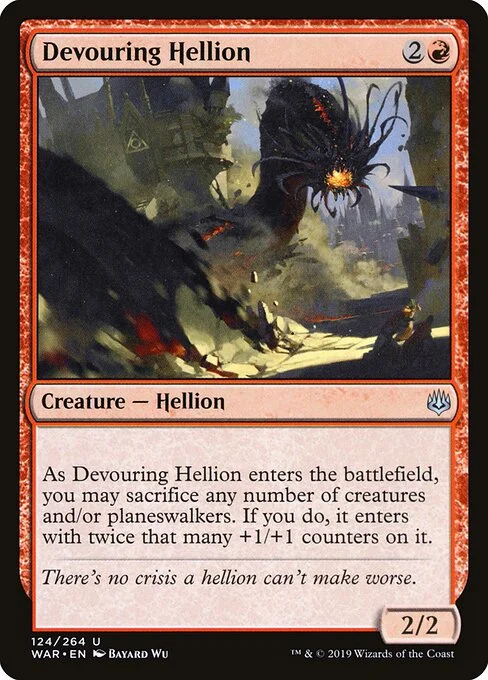 Devouring Hellion, carta Magic di tipo Creature — Hellion illustrata da Bayard Wu
