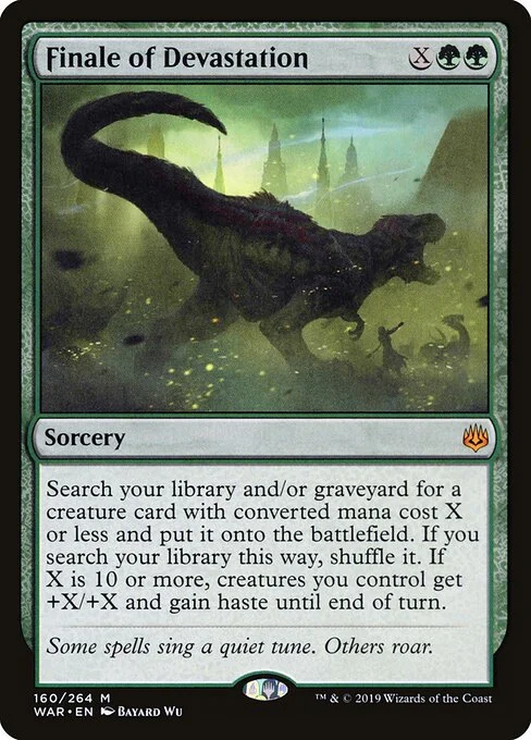 Finale of Devastation, carta Magic di tipo Sorcery illustrata da Bayard Wu