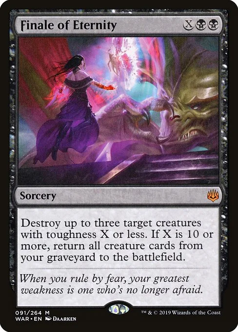 Finale of Eternity, carta Magic di tipo Sorcery illustrata da Daarken