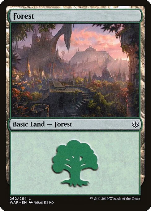 Forest, carta Magic di tipo Basic Land — Forest illustrata da Jonas De Ro