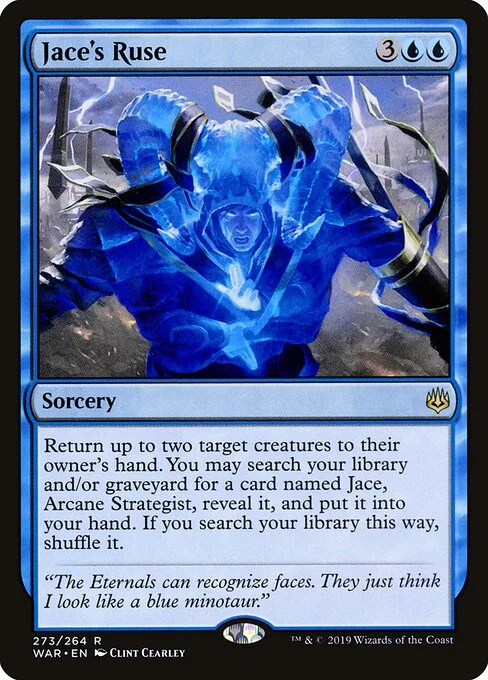 Jace's Ruse, carta Magic di tipo Sorcery illustrata da Clint Cearley