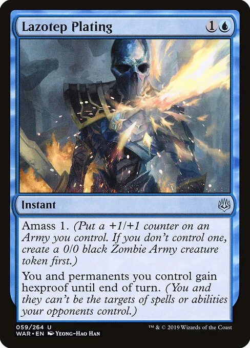 Lazotep Plating, carta Magic di tipo Instant illustrata da Yeong-Hao Han