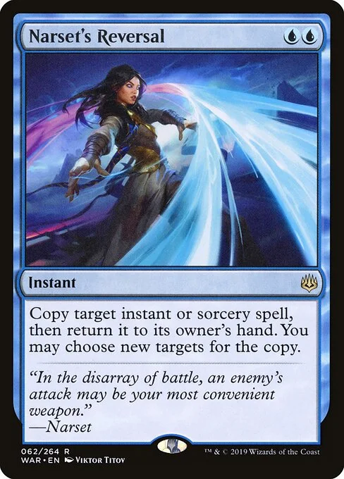 Narset's Reversal, carta Magic di tipo Instant illustrata da Viktor Titov