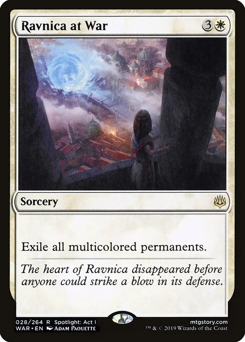 Ravnica at War, carta Magic di tipo Sorcery illustrata da Adam Paquette