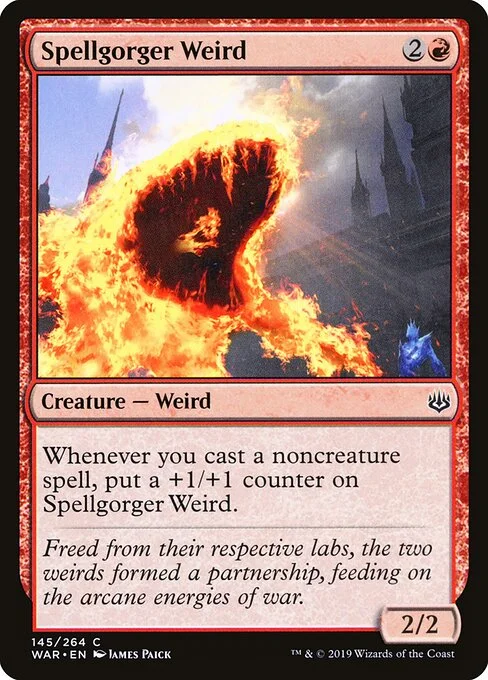 Spellgorger Weird, carta Magic di tipo Creature — Weird illustrata da James Paick