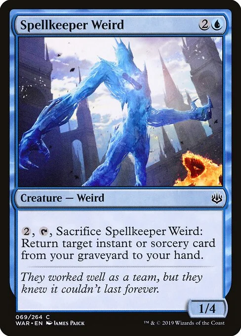 Spellkeeper Weird, carta Magic di tipo Creature — Weird illustrata da James Paick