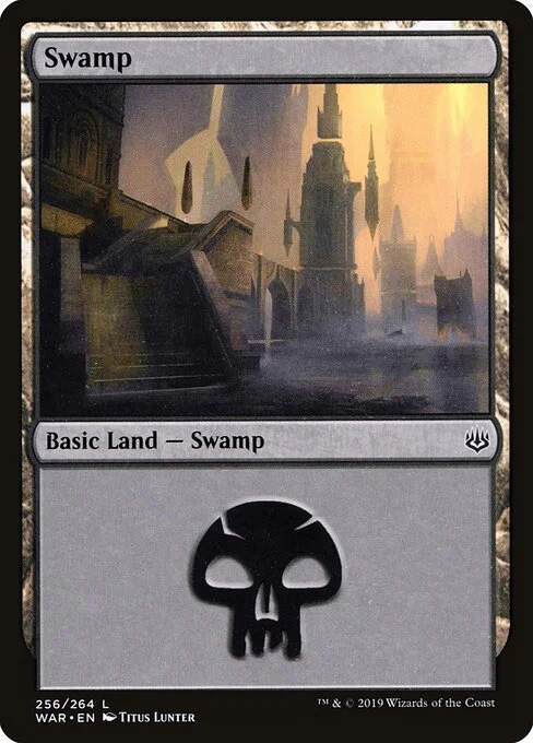 Swamp, carta Magic di tipo Basic Land — Swamp illustrata da Titus Lunter