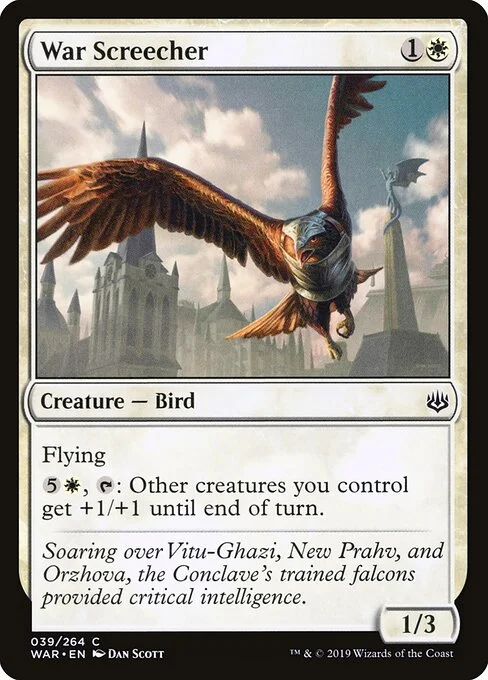 War Screecher, carta Magic di tipo Creature — Bird illustrata da Dan Murayama Scott