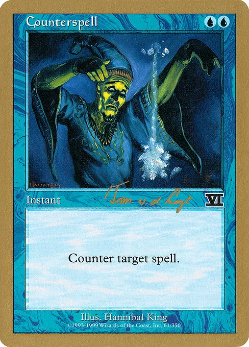 Counterspell, carta Magic di tipo Instant illustrata da Hannibal King