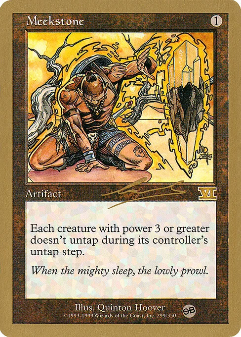 Meekstone, carta Magic di tipo Artifact illustrata da Quinton Hoover
