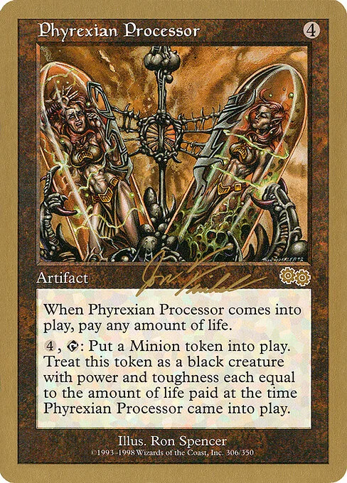 Phyrexian Processor, carta Magic di tipo Artifact illustrata da Ron Spencer
