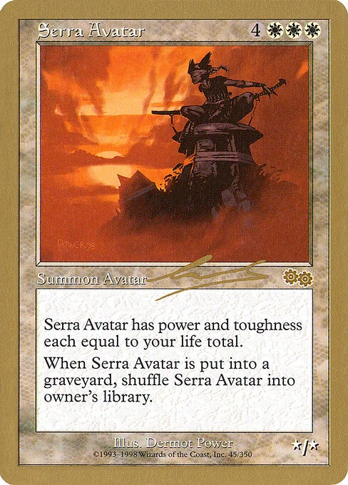 Serra Avatar, carta Magic di tipo Creature — Avatar illustrata da Dermot Power