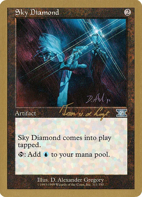 Sky Diamond, carta Magic di tipo Artifact illustrata da D. Alexander Gregory