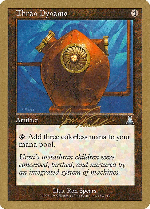 Thran Dynamo, carta Magic di tipo Artifact illustrata da Ron Spears