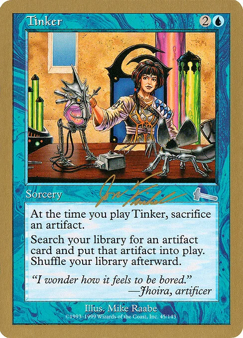 Tinker, carta Magic di tipo Sorcery illustrata da Mike Raabe
