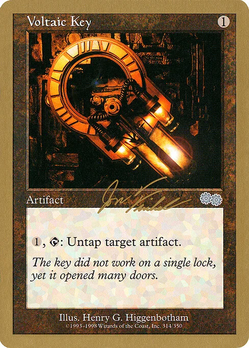 Voltaic Key, carta Magic di tipo Artifact illustrata da Henry G. Higginbotham