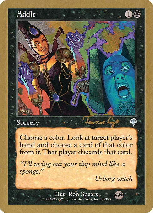 Addle, carta Magic di tipo Sorcery illustrata da Ron Spears