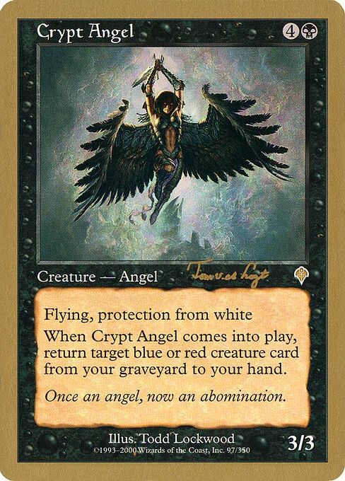 Crypt Angel, carta Magic di tipo Creature — Angel illustrata da Todd Lockwood