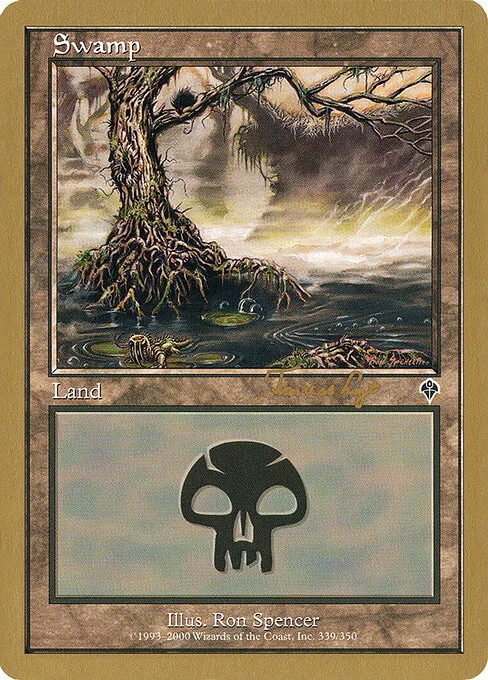 Swamp, carta Magic di tipo Basic Land — Swamp illustrata da Ron Spencer