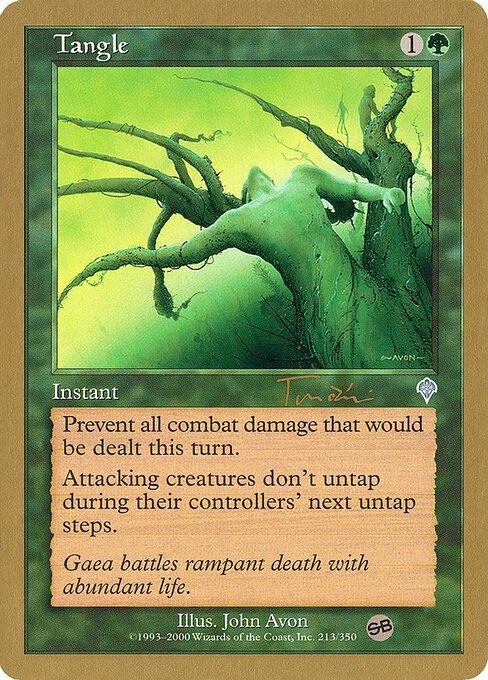 Tangle, carta Magic di tipo Instant illustrata da John Avon