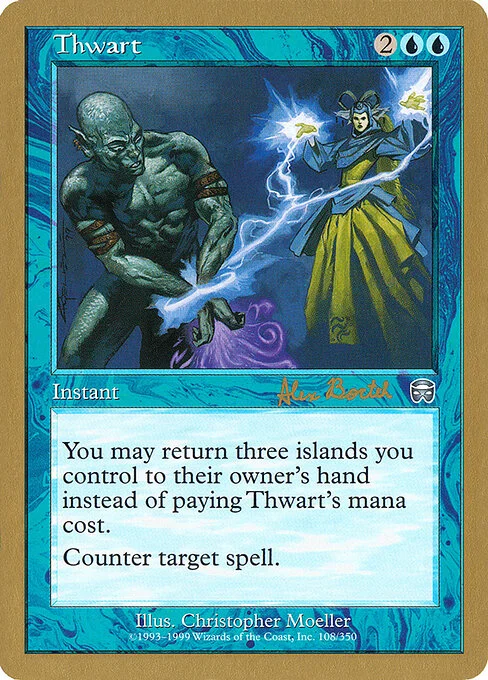 Thwart, carta Magic di tipo Instant illustrata da Christopher Moeller