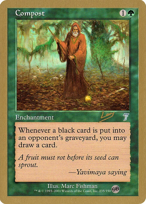 Compost, carta Magic di tipo Enchantment illustrata da Marc Fishman
