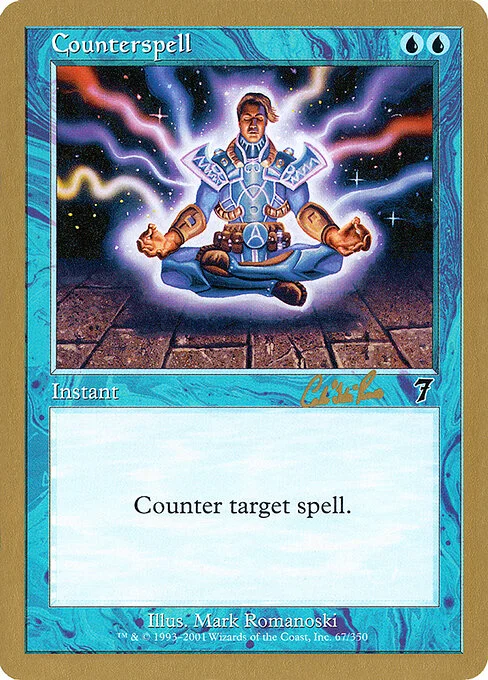 Counterspell, carta Magic di tipo Instant illustrata da Mark Romanoski