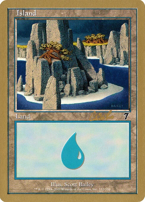 Island, carta Magic di tipo Basic Land — Island illustrata da Scott Bailey