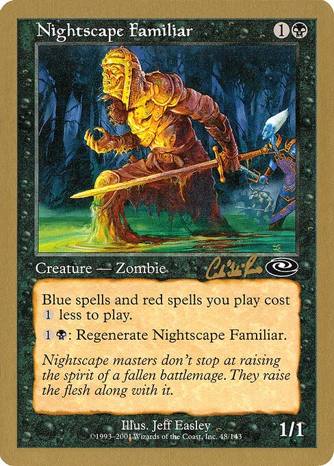 Nightscape Familiar, carta Magic di tipo Creature — Zombie illustrata da Jeff Easley