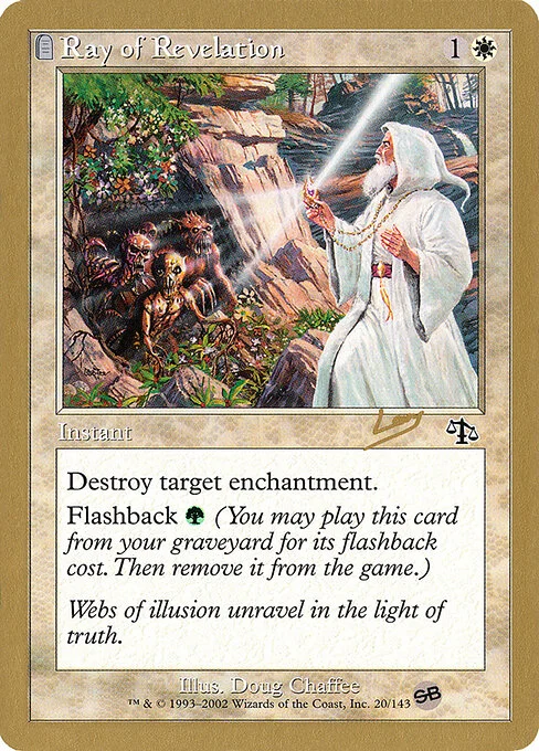 Ray of Revelation, carta Magic di tipo Instant illustrata da Doug Chaffee
