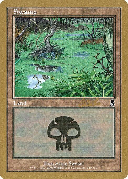 Swamp, carta Magic di tipo Basic Land — Swamp illustrata da Arnie Swekel
