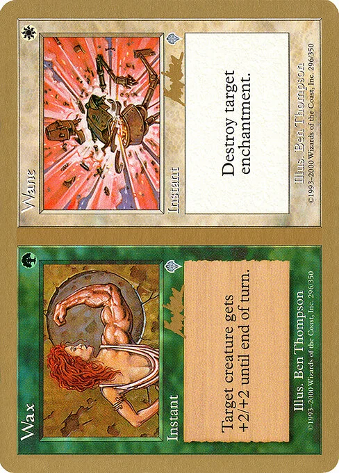 Wax // Wane, carta Magic di tipo Instant // Instant illustrata da Ben Thompson