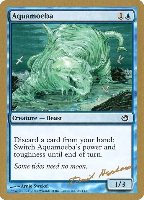 Aquamoeba, carta Magic di tipo Creature — Elemental Beast illustrata da Arnie Swekel