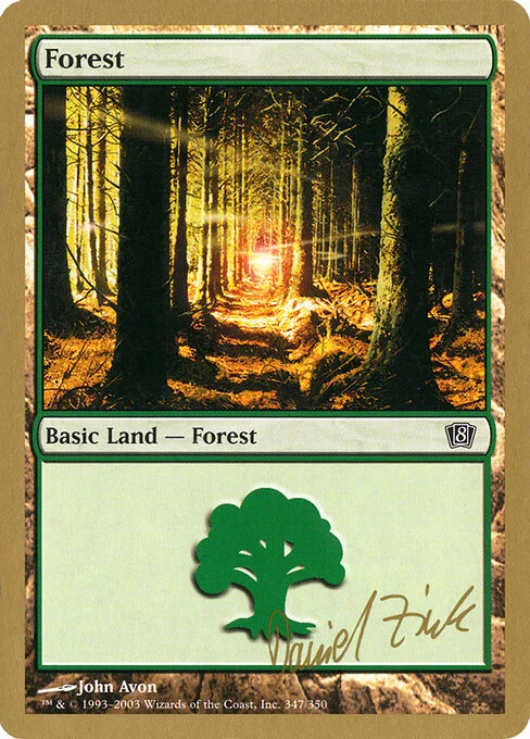 Forest, carta Magic di tipo Basic Land — Forest illustrata da John Avon