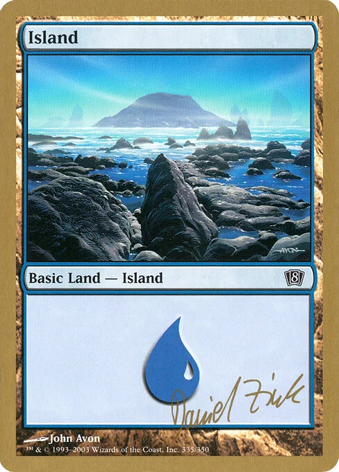 Island, carta Magic di tipo Basic Land — Island illustrata da John Avon