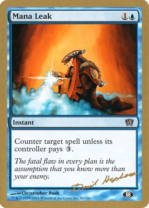 Mana Leak, carta Magic di tipo Instant illustrata da Christopher Rush
