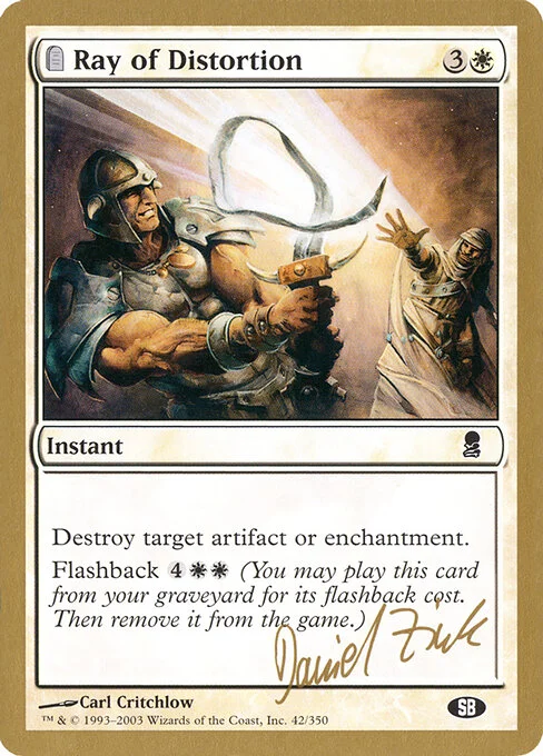 Ray of Distortion, carta Magic di tipo Instant illustrata da Carl Critchlow