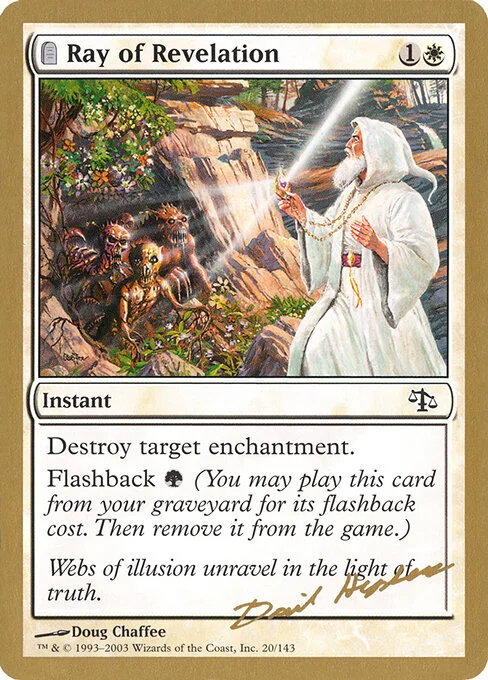 Ray of Revelation, carta Magic di tipo Instant illustrata da Doug Chaffee