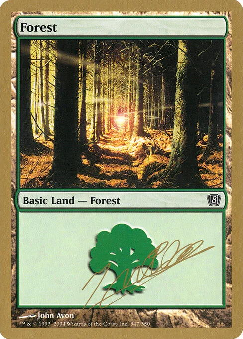 Forest, carta Magic di tipo Basic Land — Forest illustrata da John Avon