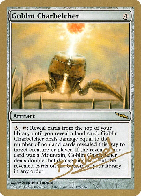 Goblin Charbelcher, carta Magic di tipo Artifact illustrata da Stephen Tappin