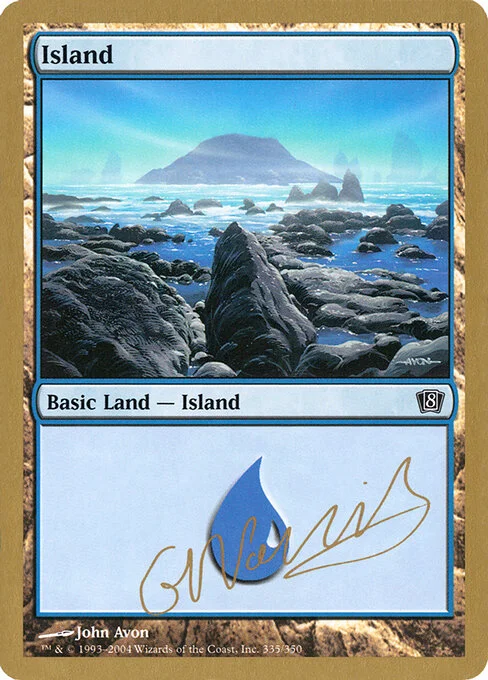 Island, carta Magic di tipo Basic Land — Island illustrata da John Avon