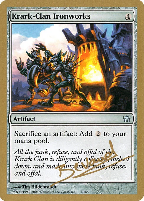 Krark-Clan Ironworks, carta Magic di tipo Artifact illustrata da Greg Hildebrandt