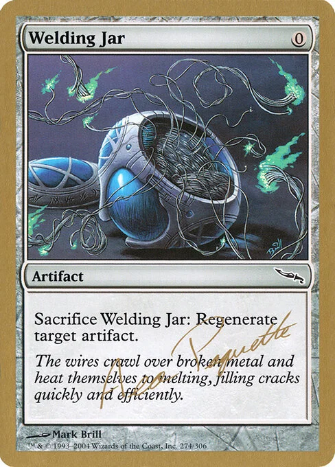 Welding Jar, carta Magic di tipo Artifact illustrata da Mark Brill