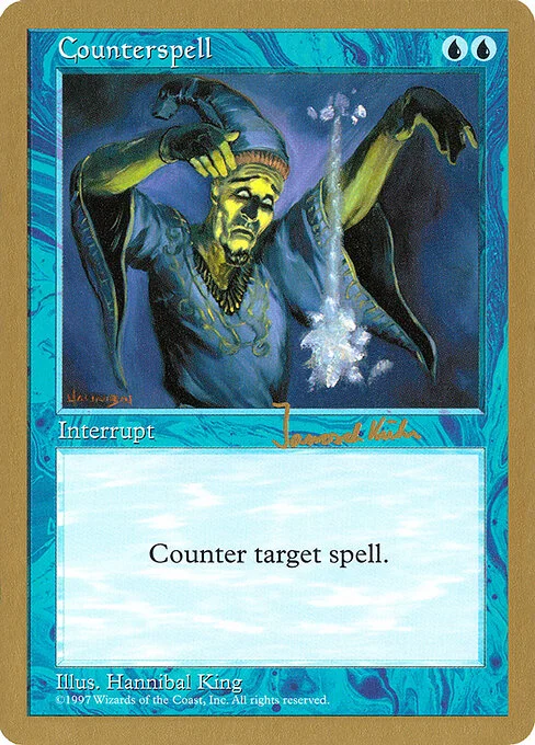 Counterspell, carta Magic di tipo Instant illustrata da Hannibal King