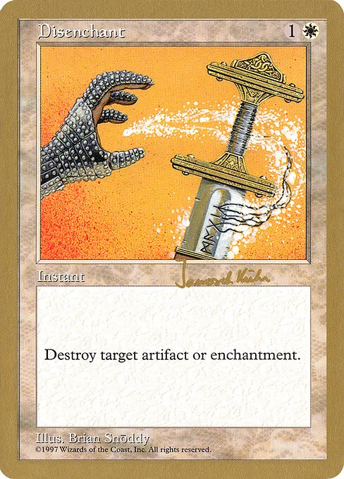 Disenchant, carta Magic di tipo Instant illustrata da Brian Snõddy
