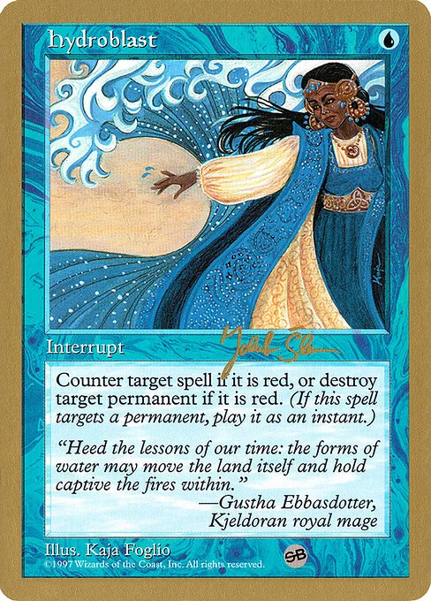 Hydroblast, carta Magic di tipo Instant illustrata da Kaja Foglio