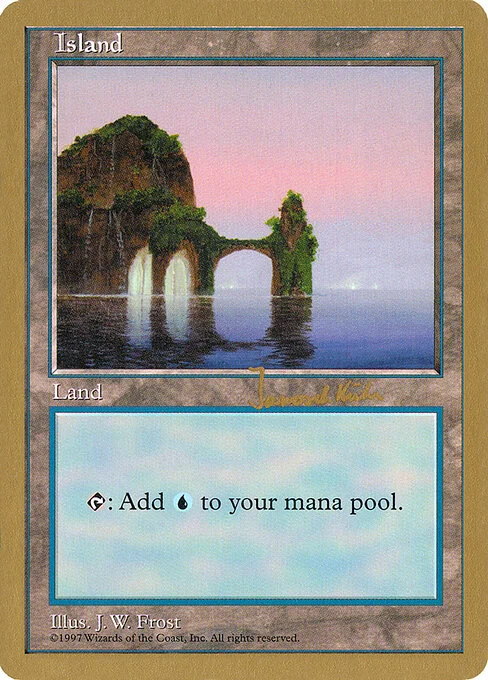 Island, carta Magic di tipo Basic Land — Island illustrata da J. W. Frost