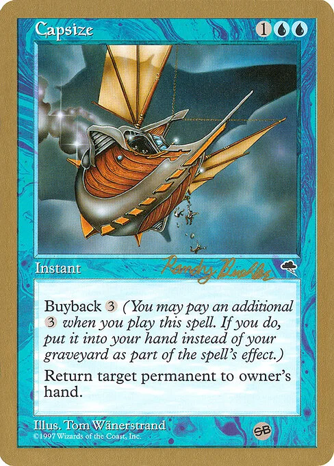 Capsize, carta Magic di tipo Instant illustrata da Tom Wänerstrand